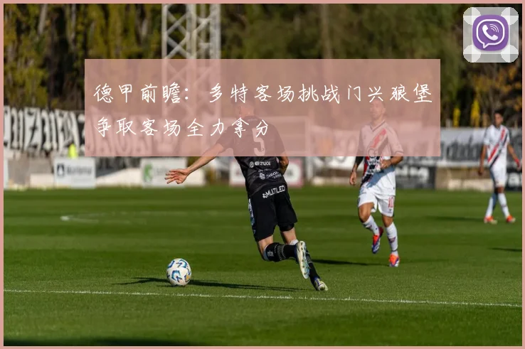 德甲前瞻：多特客场挑战门兴狼堡争取客场全力拿分